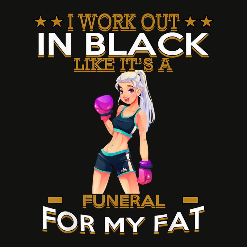 I Work Out In Black For My Funny Sarcastic T Shirt Scorecard Crop Tee by muhrlycogant3h | Artistshot