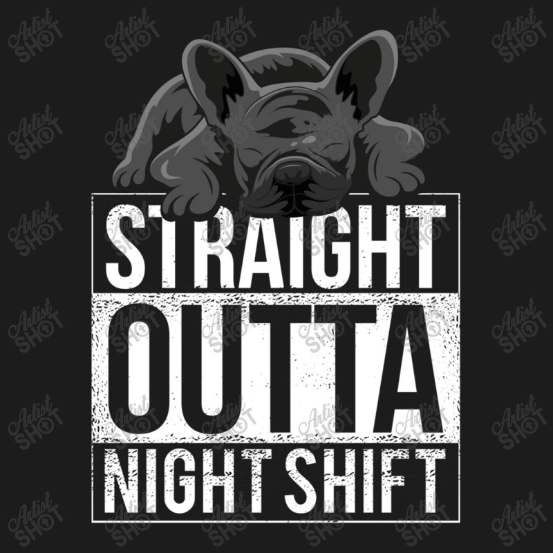 French Bulldog Straight Outta Night Shift Hoodie & Jogger Set | Artistshot