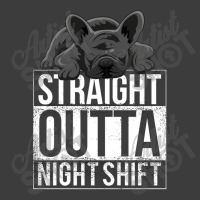 French Bulldog Straight Outta Night Shift Men's Polo Shirt | Artistshot