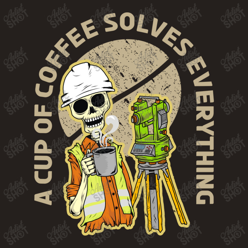 Surveyor And Coffee Tank Top by azmth | Artistshot