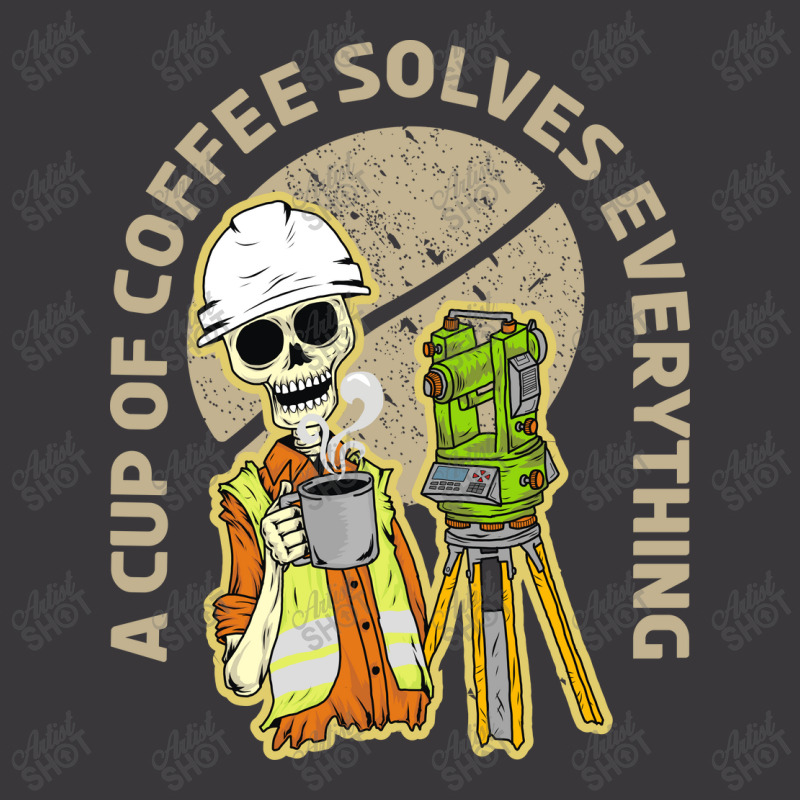 Surveyor And Coffee Ladies Curvy T-Shirt by azmth | Artistshot