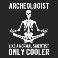 Archeology Skeleton Yoga For Women Men Archeologist T Shirt Ladies Fitted T-shirt | Artistshot