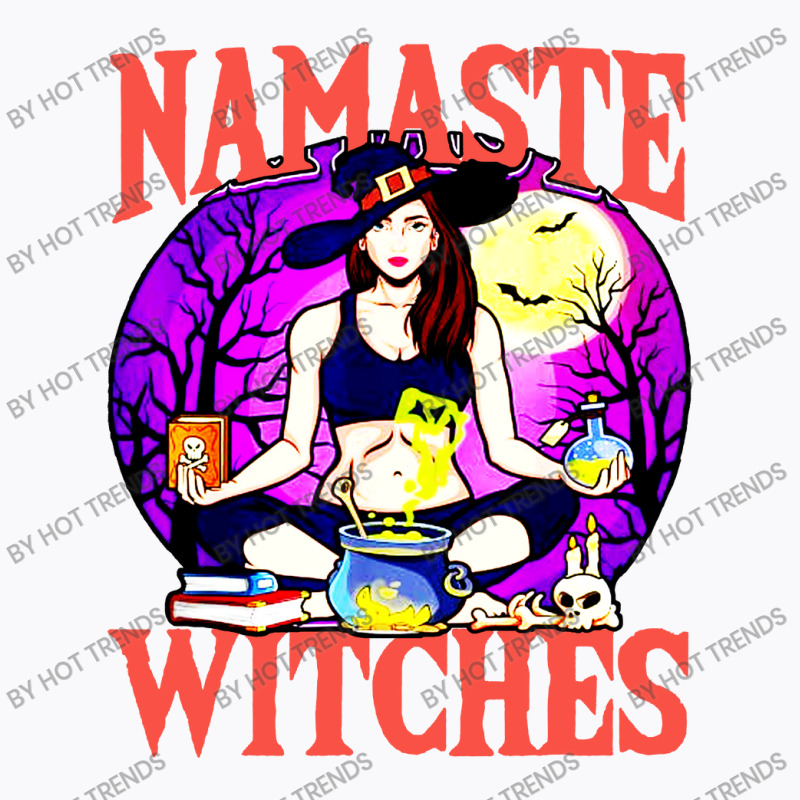 Namaste Witches Funny Pun Peacfeul Halloween T-shirt | Artistshot