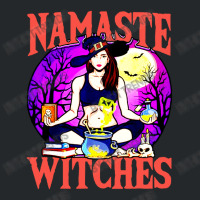 Namaste Witches Funny Pun Peacfeul Halloween Crewneck Sweatshirt | Artistshot