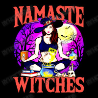 Namaste Witches Funny Pun Peacfeul Halloween Men's Long Sleeve Pajama Set | Artistshot