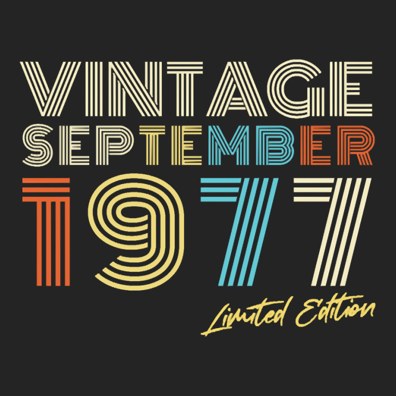 September 1977 Vintage Gift 3/4 Sleeve Shirt by PODCUSTOM | Artistshot