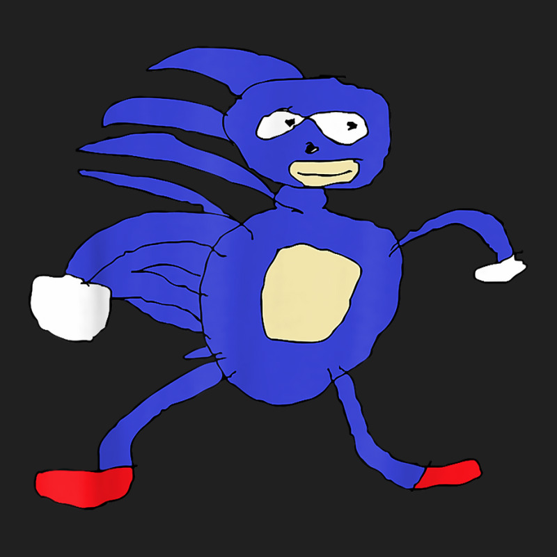 Sanic Hegehog Shirt Gotta Go Fast Sanik Paint Meme Shirt Ladies Polo ...