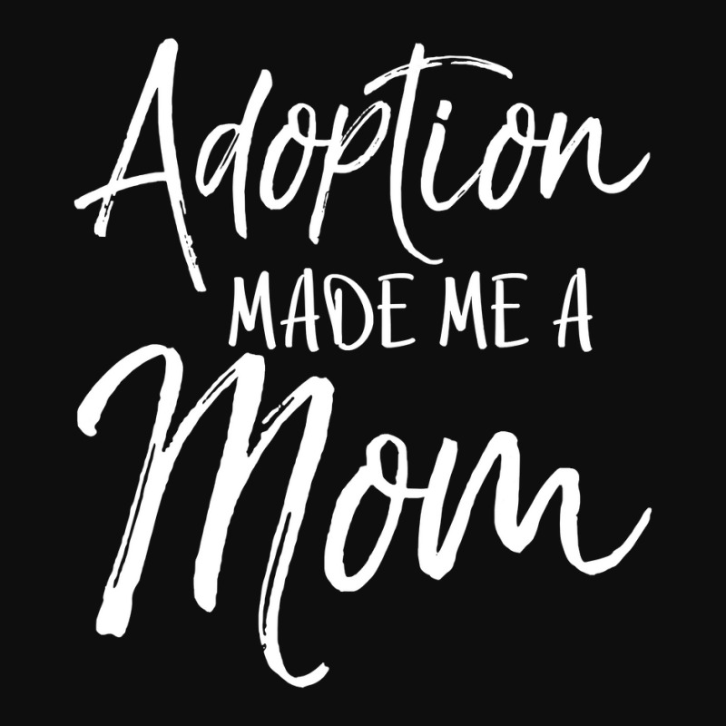 Mother's Day Gift For Adoptive Mother Adoption Made Me A Mom Crop Top | Artistshot