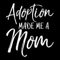 Mother's Day Gift For Adoptive Mother Adoption Made Me A Mom Cropped Hoodie | Artistshot