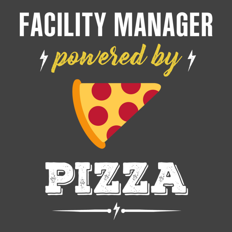 Facility Manager Powered By Pizza Funny Gift Vintage T-Shirt by jerinikolasa | Artistshot