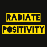 Radiate Positivity Scorecard Crop Tee | Artistshot