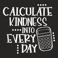 Calculate Kindness Into Everyday Proud Math Teacher Job T Shirt Ladies Fitted T-shirt | Artistshot