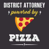 District Attorney Powered By Pizza Funny Gift Vintage Hoodie And Short Set | Artistshot