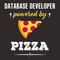 Database Developer Powered By Pizza Funny Gift Racerback Tank | Artistshot