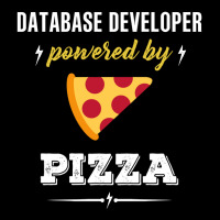 Database Developer Powered By Pizza Funny Gift Women's V-neck T-shirt | Artistshot