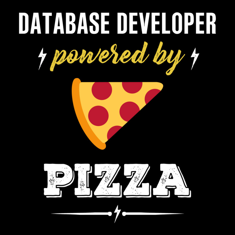 Database Developer Powered By Pizza Funny Gift Women's V-Neck T-Shirt by jerinikolasa | Artistshot