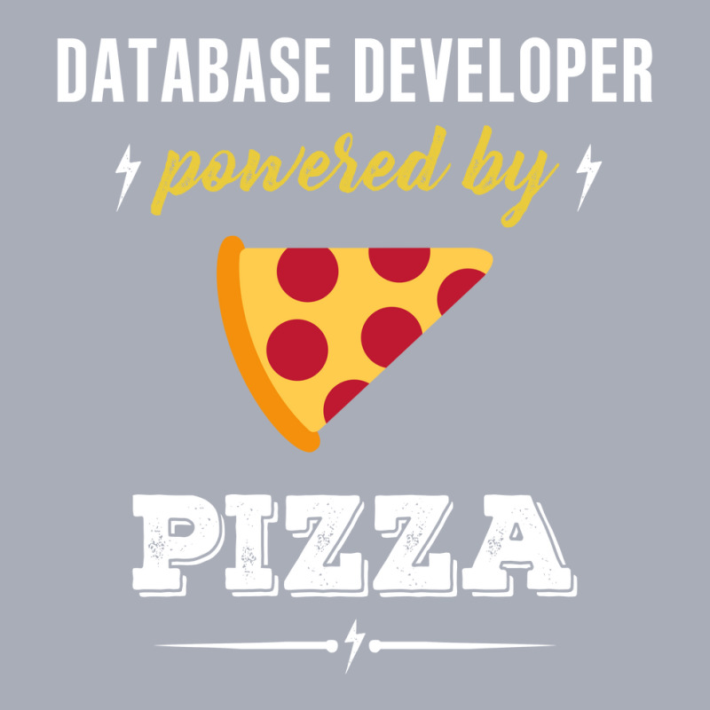 Database Developer Powered By Pizza Funny Gift Tank Dress by jerinikolasa | Artistshot