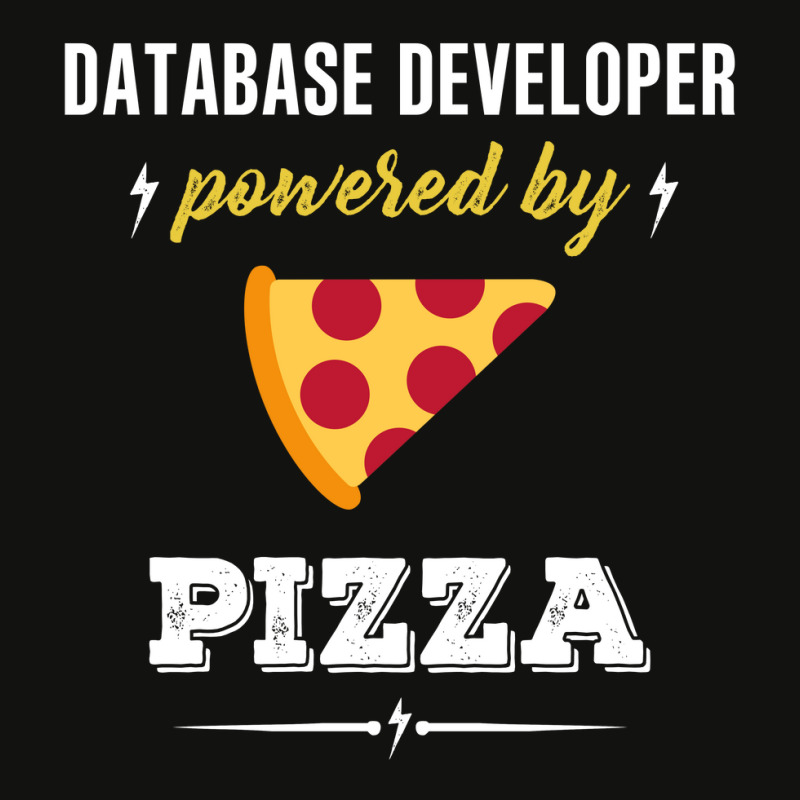 Database Developer Powered By Pizza Funny Gift Scorecard Crop Tee by jerinikolasa | Artistshot