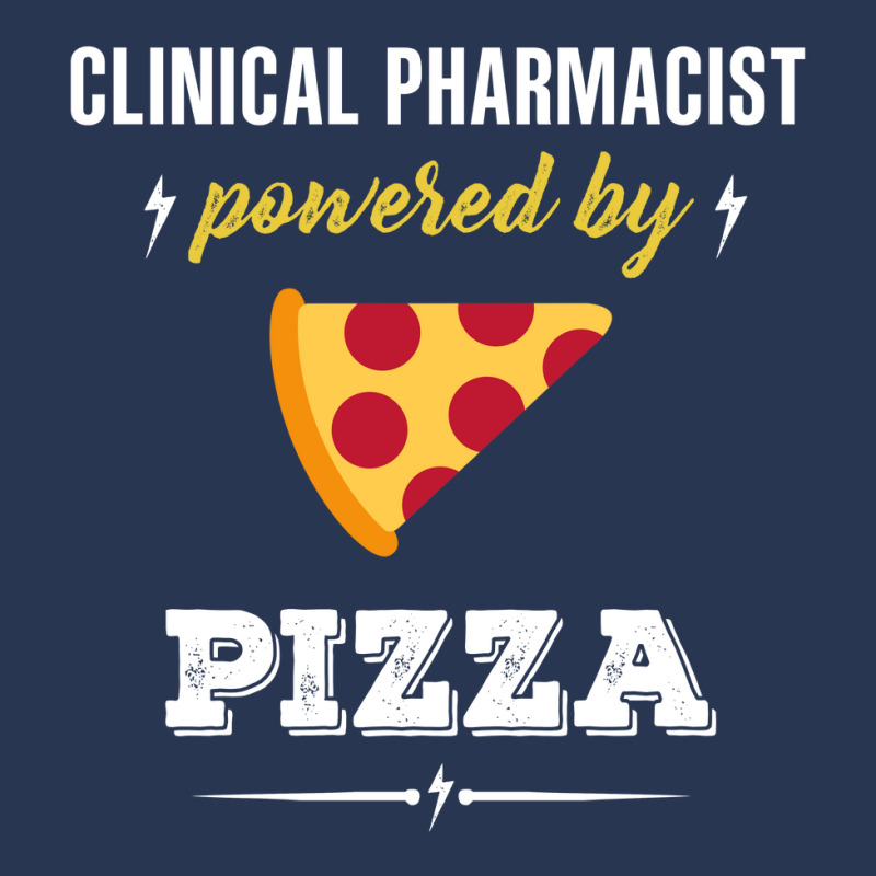 Clinical Pharmacist Powered By Pizza Funny Gift Men Denim Jacket | Artistshot