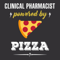 Clinical Pharmacist Powered By Pizza Funny Gift Vintage Hoodie | Artistshot