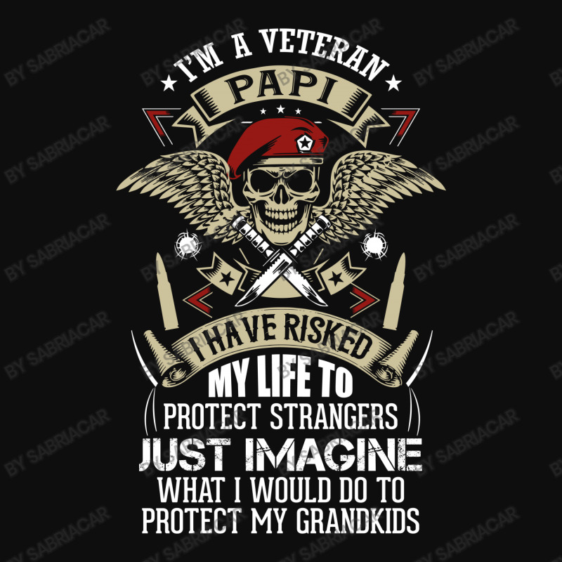 I'm A Veteran Papi T Shirt Crop Top by SabriAcar | Artistshot