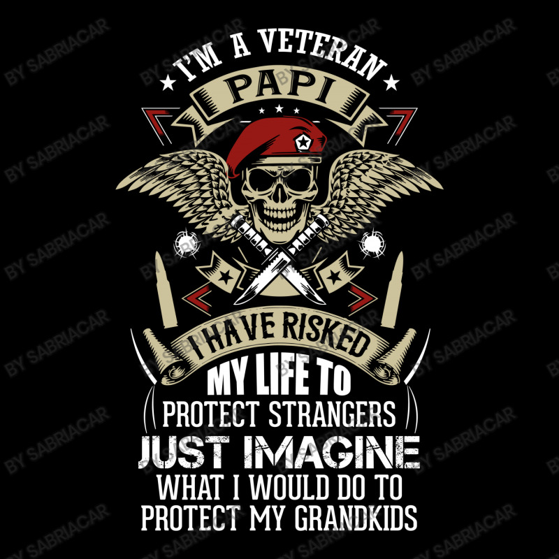 I'm A Veteran Papi T Shirt Maternity Scoop Neck T-shirt by SabriAcar | Artistshot