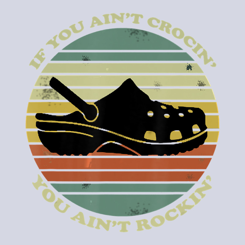 If You Aint Crocin You Aint Rockin Funny Fleece Short | Artistshot