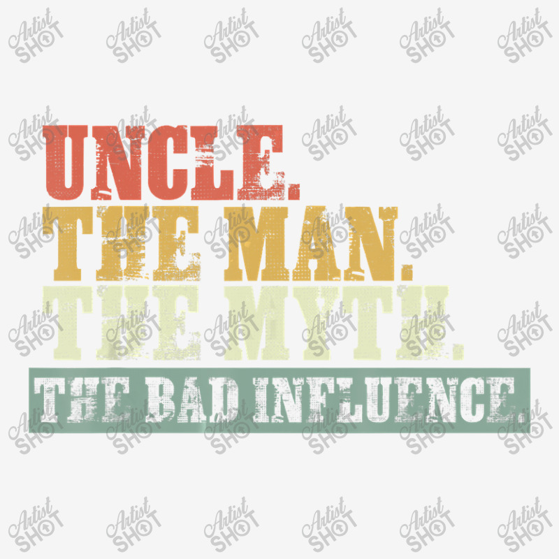 Vintage Fun Uncle Man Myth Bad Influence Funny All Over Men's T-shirt | Artistshot