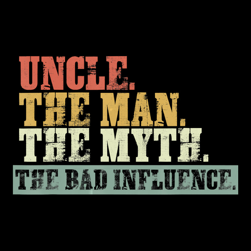 Vintage Fun Uncle Man Myth Bad Influence Funny Lightweight Hoodie | Artistshot
