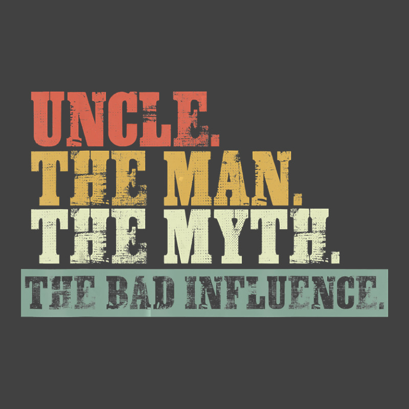 Vintage Fun Uncle Man Myth Bad Influence Funny Vintage T-shirt | Artistshot