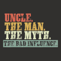 Vintage Fun Uncle Man Myth Bad Influence Funny Champion Hoodie | Artistshot