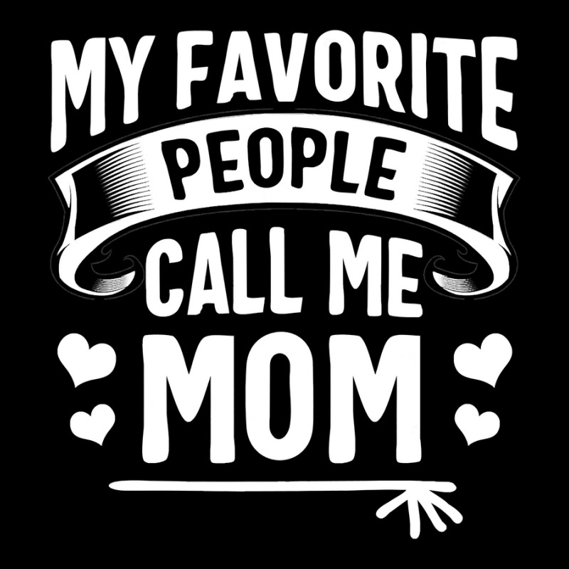 My Favorite People Call Me Mom  Cute Mothers Day Gifts Cropped Hoodie by Binhthai9809 | Artistshot