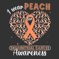 I Wear Peach For Endometrial Cancer Awareness Support Ribbon T Shirt Baby Bodysuit | Artistshot