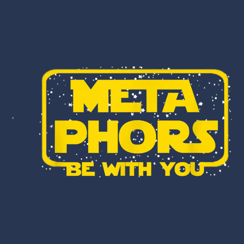 Metaphors Be With You Funny English Teacher Space T Shirt Men Denim Jacket by maionexzweddel1i | Artistshot