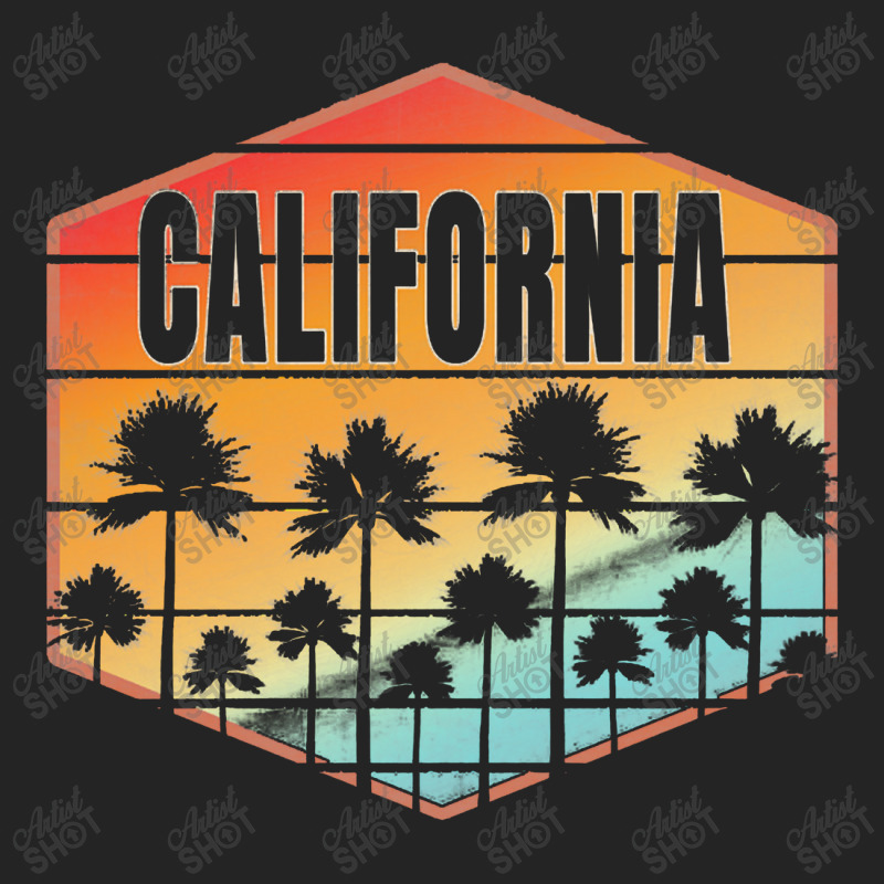 California Sunset Palm Trees Summer 3/4 Sleeve Shirt | Artistshot