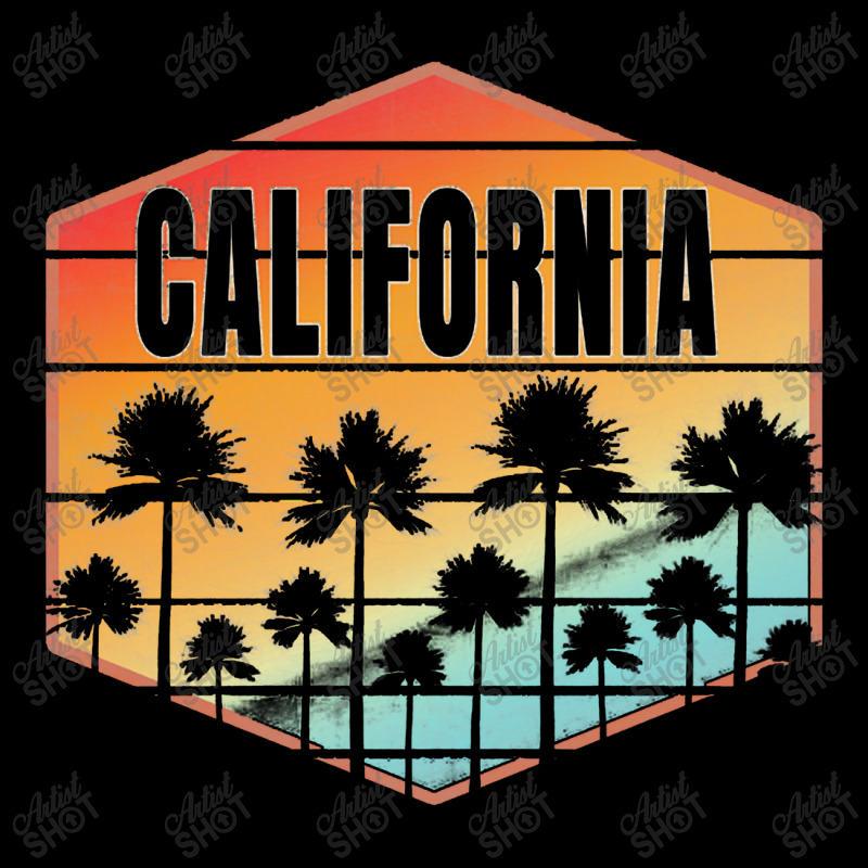 California Sunset Palm Trees Summer Zipper Hoodie | Artistshot