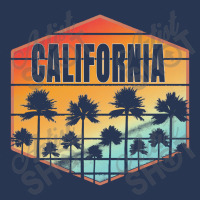 California Sunset Palm Trees Summer Men Denim Jacket | Artistshot