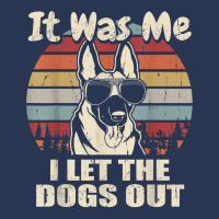 It Was Me I Let The Dogs Out Belgian Malinois Lover T Shirt Ladies Denim Jacket | Artistshot