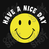 Retro Have A Nice Day Smile Happy Face Crew Socks | Artistshot