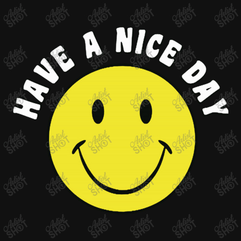 Retro Have A Nice Day Smile Happy Face Crew Socks | Artistshot