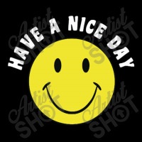 Retro Have A Nice Day Smile Happy Face Zipper Hoodie | Artistshot