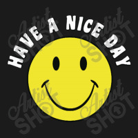 Retro Have A Nice Day Smile Happy Face Full-length Apron | Artistshot