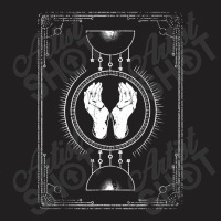 Tarot Card Hamsa Hand Wiccan Blackcraft Pagan Occult T-shirt | Artistshot