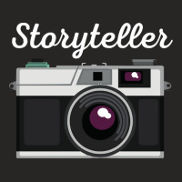 Photographer T  Shirt Storyteller Camera Photography T  Shirt Ladies Fitted T-shirt | Artistshot