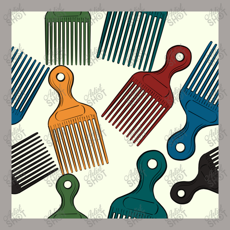 Afro Combs Seamless Patterns Racerback Tank | Artistshot