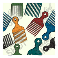 Afro Combs Seamless Patterns Women's V-neck T-shirt | Artistshot