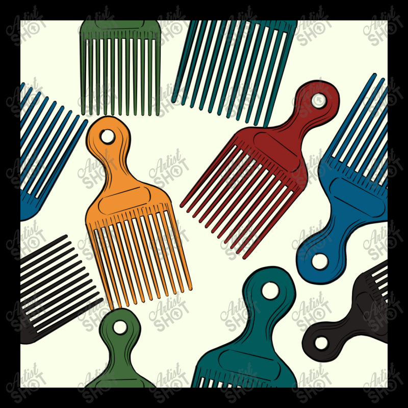 Afro Combs Seamless Patterns Legging | Artistshot