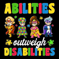 Boys Toddler Autism Shirts, Abilities Outweigh Disabilities T Shirt Kids Cap | Artistshot