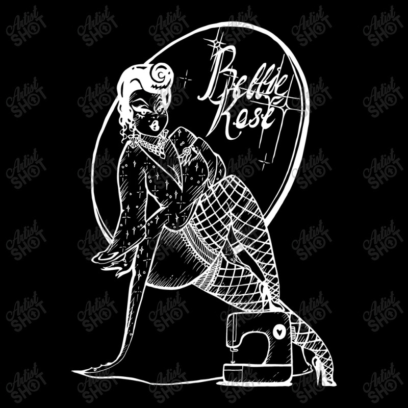 Bettie Rosé Pin Up Design (best On A Light Base)   T Shirt Pocket T-Shirt by BABYDOLL | Artistshot