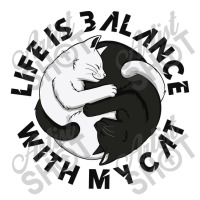 Cat Life Is Perfect Life Is Balance With My Cat V-neck Tee | Artistshot